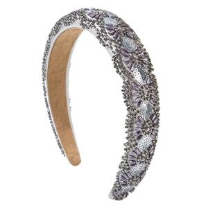 Elegant Silver Embellished Headband